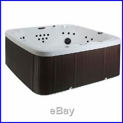 Lifesmart LS600DX 7-Person 65-Jet Hydrotherapy Spa Hot Tub with Locking Cover