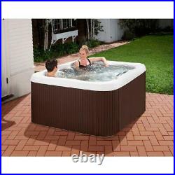 Lifesmart Spas 4 Person Jetted Plug & Play Hot Tub Spa with Cover (For Parts)