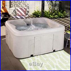Lifesmart Spas Rock Solid Simplicity 4-Person Hot Tub Spa with Cover (Open Box)