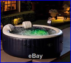 Luxurious Blue Comfortable Inflatable Indoors Outdoors Jacuzzi Hot Tub Spa Intex