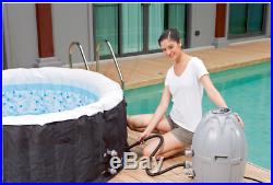 Luxury Jacuzzi Air Jet Inflatable Hot Tub For 4-6 Person Massage Spa With Cover