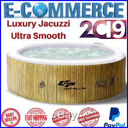Luxury Jacuzzi Ultra Smooth Air Jet Inflatable Hot Tub For 4 Person Massage Spa