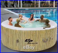 Luxury Jacuzzi Ultra Smooth Air Jet Inflatable Hot Tub For 4 Person Massage Spa