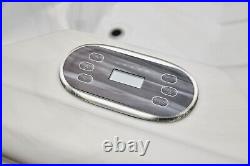 Luxury Spas Cashmere 2 Person 15 Jet Hot Tub With Ozonator-Cloud Gray Interior