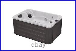 Luxury Spas Cashmere 2 Person 15 Jet Hot Tub With Ozonator-Cloud Gray Interior