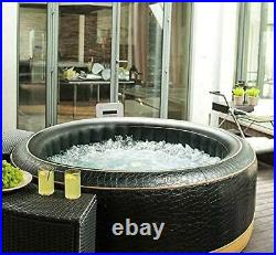 MSPA EXOTIC Family Inflatable Hot Tub Portable Spa Jacuzzi 4 Person Home Holiday