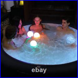 MSpa Aurora 6-person 138-jet plug-&-play inflatable hot tub with LEDs BEST PRICE