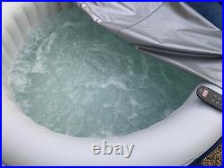MSpa Lite 4-Person (2+2) Inflatable Hot Tub Jacuzzi Bubble Spa Round