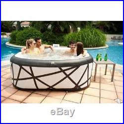 MSpa Luxury Soho 4 Person 132 Jet Inflatable Jacuzzi Spa Hot Tub with Pump (Used)