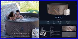 MSpa Mono 6-person 138-jet hard-sided plug-&-play hot tub withWi-Fi & anti-icing