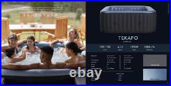 MSpa Tekapo 6-person 132-jet plug-&-play inflatable hot tub 1350W & anti-icing