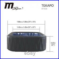MSpa Tekapo Inflatable Hot Tub Jacuzzi Jet Bubble Massage Outdoor Spa D-TE06