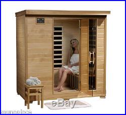 Monticello 4 Person Carbon Heatwave Sauna Free Shipping
