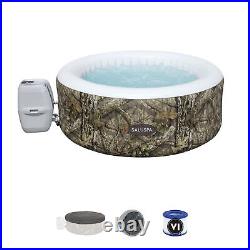 Mossy Oak Inflatable Hot Tub 2-4 Person Outdoor Spa Power Saving Timer with Pump