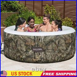 Mossy Oak Inflatable Hot Tub 2-4 Person Outdoor Spa With Power Saving Timer & Pump