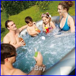 Mspa Inflatable Hot Tub 6-Person Outdoor Jets Portable Heated Bubble Massage Spa