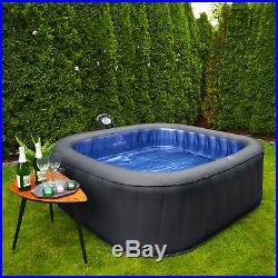 Mspa Inflatable Portable Hot Tub 6 Persons Outdoor Hydrotherapy Spa Jacuzzi