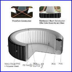 NEW 4 Person Massage Spa Portable Hot Tub Inflatable Outdoor Bubble Jets Patio
