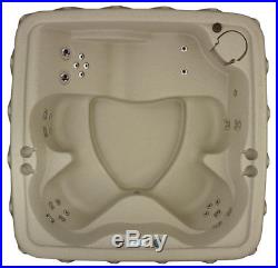 NEW 5 PERSON HOT TUB w LOUNGER 29 JETS OZONE SYSTEM COBBLESTONE