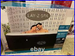NEW Lay-Z-Spa Miami 2-4 Person Inflatable Hot Tub 2021 Model FREE Delivery