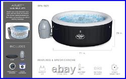 New Bestway SaluSpa Miami Inflatable Hot Tub, 4-Person AirJet Spa