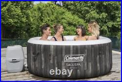 New Coleman Saluspa 71 x 26 Bahamas 120 Airjets Inflatable Hot Tub Spa 4-Person
