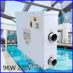New Electric Pool Heater Swimming Pool SPA Heater Electric Thermostat 9KW 220V
