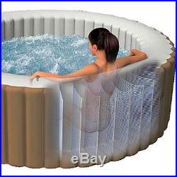New Inflatable Hot Tub Portable Spa Jacuzzi Massage Heated Pool 4 Person Intex