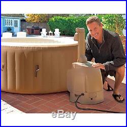 New Inflatable Hot Tub Portable Spa Jacuzzi Massage Heated Pool 4 Person Intex