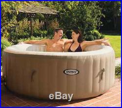 New Intex Portable Inflatable 4 Person Bubble Hot Tub Heated Jacuzzi Spa Pool