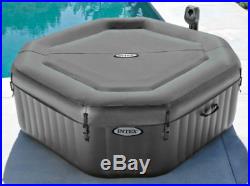 New Luxury Intex 120 Bubble Jets Octagonal Portable Inflatable Hot Tub Spa
