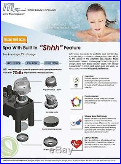 New Premium Deluxe Inflatable Hot Tub Lazy Spa 4-6 Persons Jacuzzi Garden Enjoy