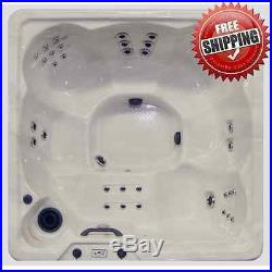 Outdoor Hot Tub Spa 6 Person Jacuzzi Jet Heated Bubble Massage Therapy Pool NEW