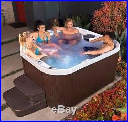 Outdoor Jacuzzi 5-Person 22-Jet Plug and Play Spa Bubble Massage Hot Tub w Cover