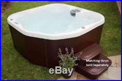 Outdoor Jacuzzi 5-Person 22-Jet Plug and Play Spa Bubble Massage Hot Tub w Cover