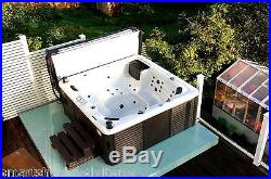 Outdoor Jet Spa 5 Person Adjustable Stainless Steel Family Hot Jet Spa Tub