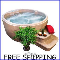Outdoor Spa Hot Tub Patio Jacuzzi 12-Jets Deck 4 Person Heated Massage Garden
