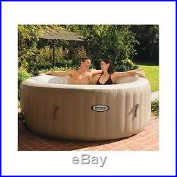 Outdoor Spa Hot Tub Patio Jacuzzi Deck 4 Person Heated Massage Garden Bubble Jet