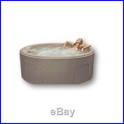 Outdoor Spa Jacuzzi 4 Person Plug And Play Hot Tub Garden Patio 15 Jets Lounger