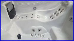 PCS3700 6 Person Outdoor Whirlpool Lounger Spa Hot Tub with 37 Therapy Jets