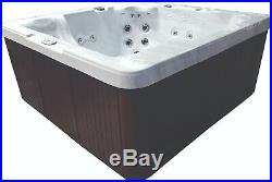 PCS3700 6 Person Outdoor Whirlpool Spa Hot Tub with 37 Therapy Stainless Jets
