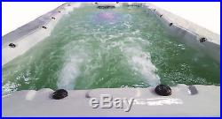 PHT2700 Swim Spa Outdoor Whirlpool Lounger Spa Hot Tub with 37 Therapy Jets