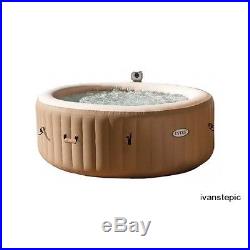 Portable Bubble Spa Massage Heated Hot Inflatable Tub 4 Person Outdoor Therapy