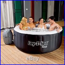 Portable Hot Tub Heated Pool Outdoor Spa Jets Inflatable 4 Person Massage Spa