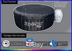Portable Hot Tub Heated Pool Outdoor Spa Jets Inflatable 4 Person Massage Spa