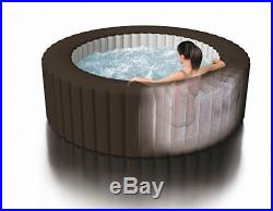Portable Hot Tub Heated Spa 4 Person Inflatable Massage Jets Cover Bubble