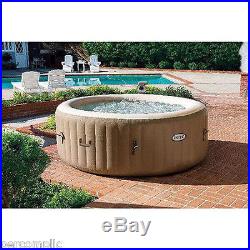 Portable Hot Tub Outdoor Spa Heated Pool Jets Inflatable 4 Person Massage NEW