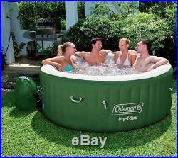 Portable Hot Tub Outdoor Spa Inflatable Pool Water Heated 4 Person Patio Deck