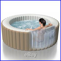 Portable Hot Tub Spa Inflatable Bubble Heated Massage Intex Jacuzzi Therapy Pool
