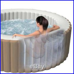 Portable Hot Tub Spa Jacuzzi Inflatable Outdoor Heated Bubble Massage Relax Jets